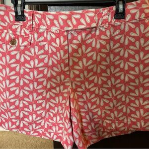 Pink Patterned Women's Shorts